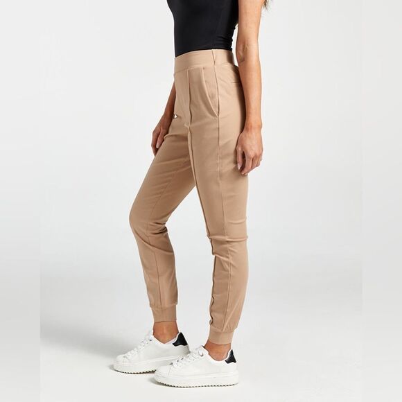 BYLT Premium Basics Women’s Elite+ Pintuck Jogger Color Dune Size Large - Picture 11 of 16